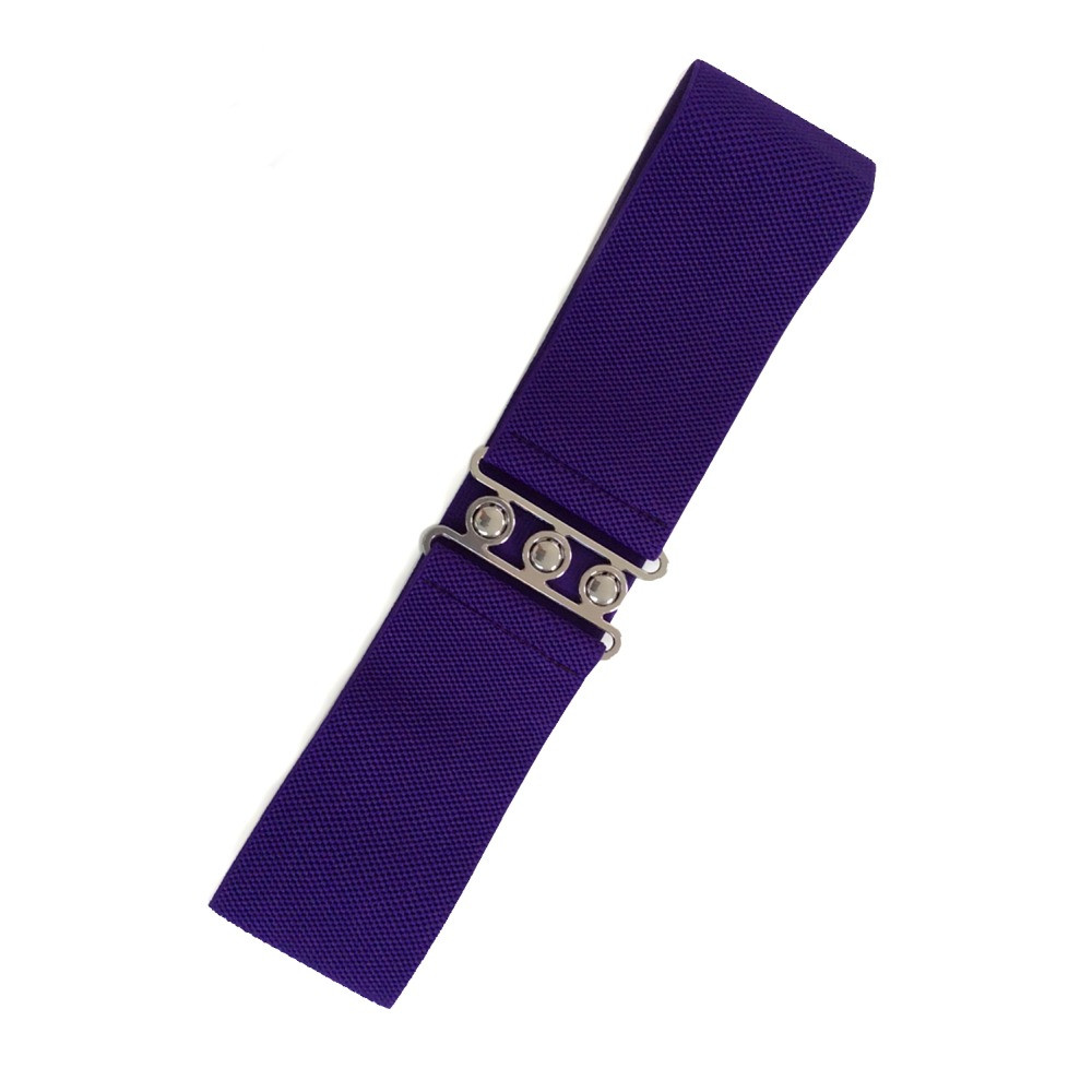 Banned - Vintage Stretch Waist belt - Purple